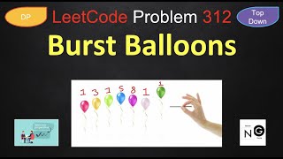 YouTube video 'Burst Balloons | burst balloons | LeetCode 312 | DP Top Down | Hard'