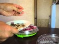Сушилка для овощей SATURN ST-FP0112 white green - відео