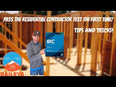How To Pass The General Contractor License Exam THE FIRST TIME!!