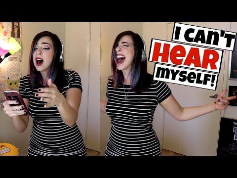 SINGING while wearing NOISE CANCELLING HEADPHONES