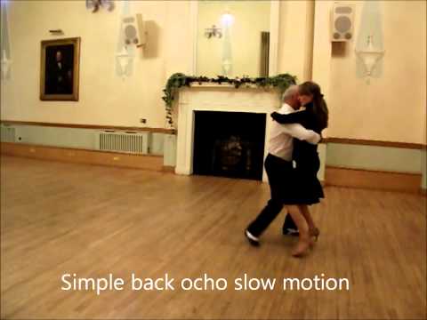 Argentine Tango Lesson 3 - Simple back ocho