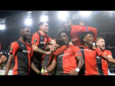 Grâce à un doublé de Gnagnon , Rennes fini sur une bonne note en ligue europa , le debrief du match