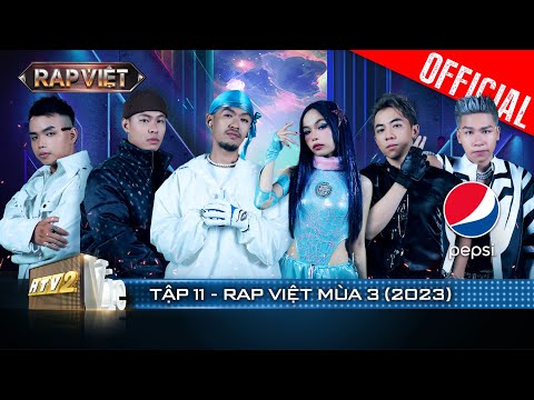 Rap Việt Mùa 3 - Tập 11: Bảng đấu "thét ra lửa" khai hỏa, HIEUTHUHAI - WXRDIE trợ diễn|Rap Việt 2023