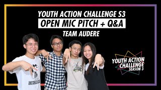 Youth Action Challenge S3E70: Pitch/Q&A; Team Audere