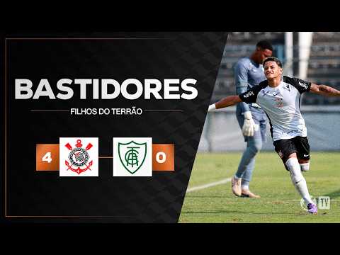 BASTIDORES DA BASE | CORINTHIANS 4 X 0 AMÉRICA MG | CAMPEONATO BRASILEIRO SUB-20 2026 | 1ª RODADA