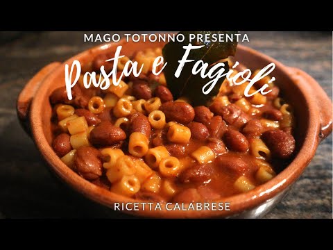 PASTA E FAGIOLI - Ricetta Calabrese