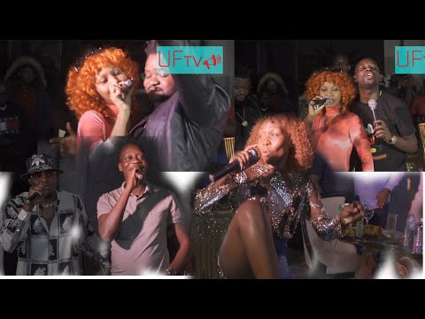 Mc Mariachi Madrat and Chiko Spice Diana ne Mesach Semakula bakyekoze ku birthday ya Manager Derrick