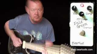 Video thumbnail for Bearfoot FX: Pale Green Compressor by Brett Kingman
