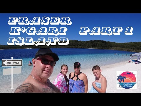 Fraser Island or K'gari Island Part 1,  Manta Ray Ferry from Inskip to Hook Point, Kingfisher Bay