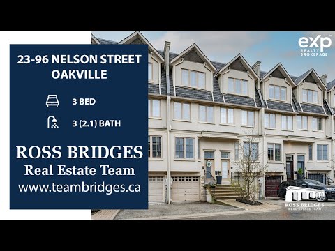 SOLD: #23-96 Nelson Street, Oakville | Ross Bridges Team | Oakville Real Estate