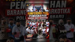Download lagu 1,7 Kilogram S4bu dan 280 Butir Ekstasi di Musnahkan‼️ Sat Resnarkoba Polres Banjarbaru. mp3
