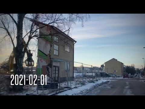RIVNING FÖRENINGSHUSET #2 - 2021-02-01 -Peder Holmsgatan RONNEBY (Blekinge) (Stora Maskiner f Tor H)