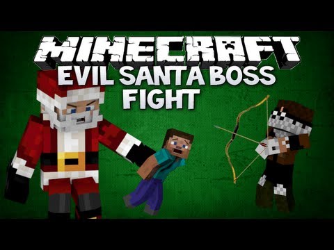 Minecraft: EVIL SANTA BOSS FIGHT! - Minecraft Mini Game by FV Disco