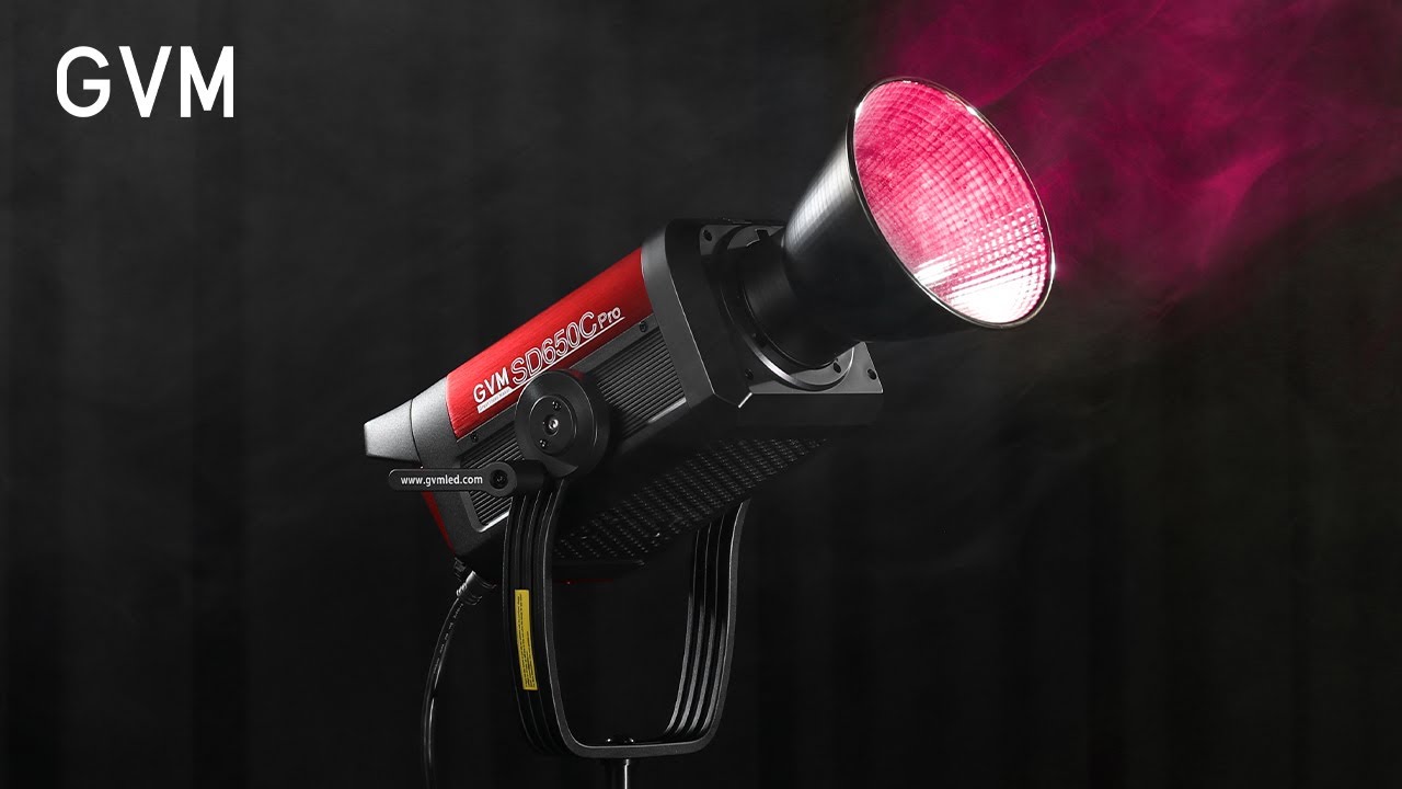 Introducing the GVM PRO-SD650C – The Ultimate 650W RGB Studio Light