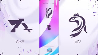 LFL Division2 Spring Split 2022 - W1D2 - AKR vs VIV