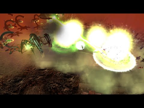 Unification Mod 2021: Survival: Necrons vs Steel Legion! - Warhammer 40K: Dawn Of War: Soulstorm