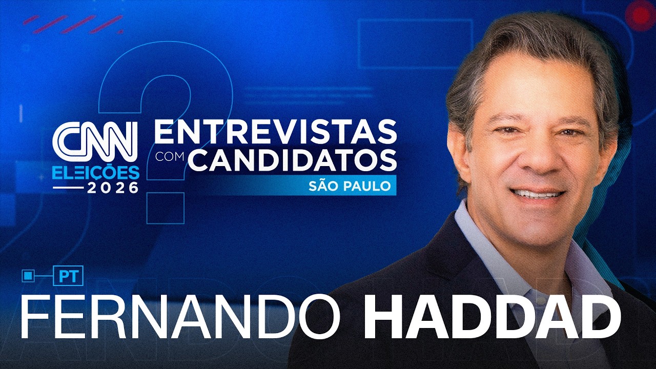 AO VIVO: ENTREVISTA COM FERNANDO HADDAD (PT) AO GOVERNO DE SÃO PAULO | CNN ELEIÇÕES