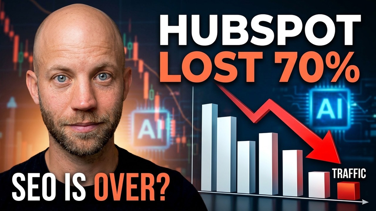 HubSpot Lost 70% of Their Traffic to AI Search. Here's What It Means for You