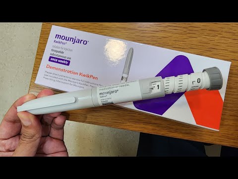How to use Mounjaro injection UK version Kwikpen (Mounjaro injection instructions on real patient)