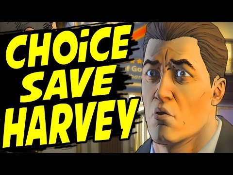 Batman The Telltale Series Episode 2 Choice SAVE HARVEY DENT / All Endings
