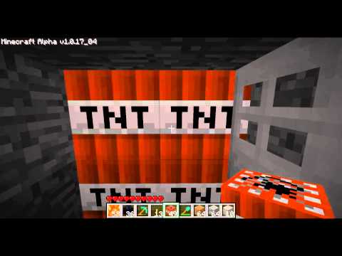 comment poser de la tnt dans minecraft