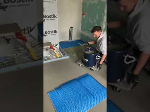 Verlegen von PERMAT Platten von Blanke
