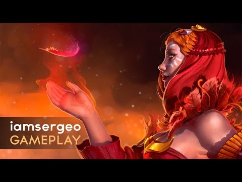Lina VS Juggernaut - iamsergeo Gameplay Dota 2 1V1 SOLO MID