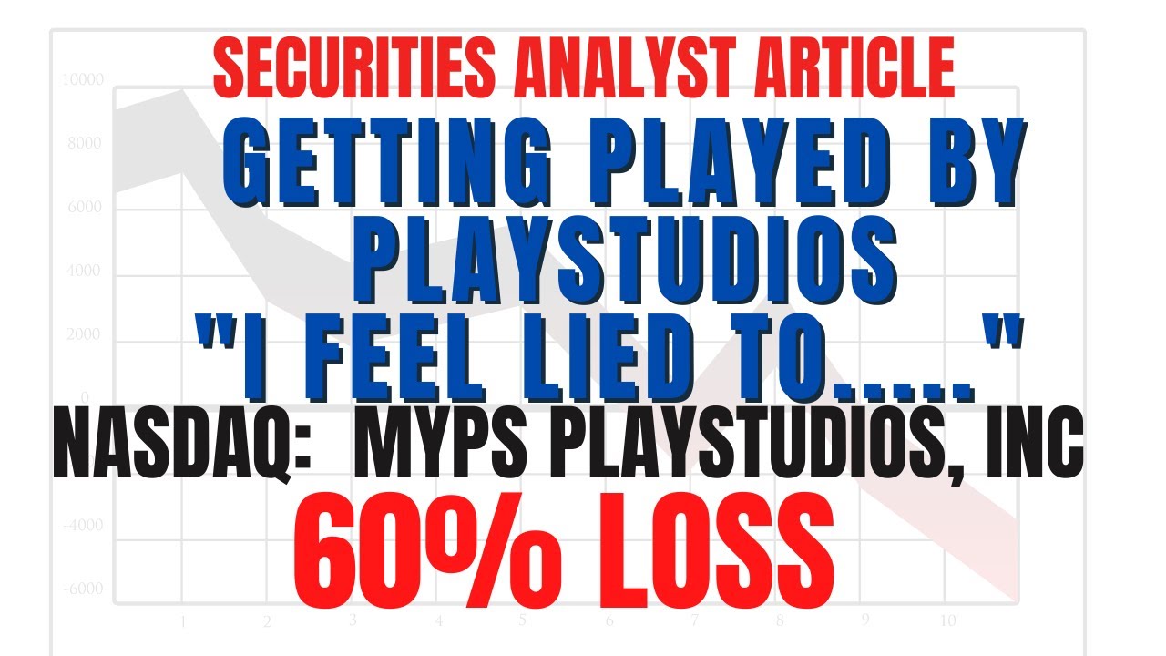 Playstudios Class Action Lawsuit MYPS | Deadline June 6, 2022