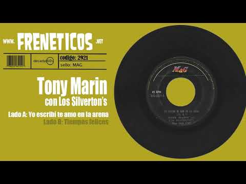 "Yo escribí te amo en la arena" #cover Año 1969 Tony Marin con Los Silvertons #losiracundos