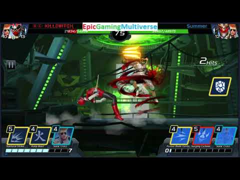 Lord Drakkon VS Red Samurai Ranger In A Power Rangers Legacy Wars Online Match / Battle / Fight