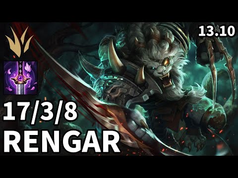 Rengar Jungle vs Zac - EUW Grandmaster | Patch 13.10