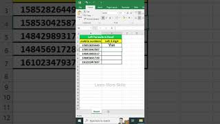 How to Extract the First Digit of a Number in Excel
