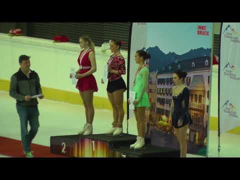 Cup of Tyrol 2018 medal ceremony ladies