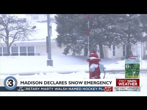 Snow emergency again declared for Madison, all streets to be plowed overnight