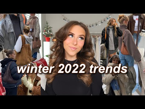 WINTER 2022 FASHION TRENDS! | pinterest inspired, casual, cute, & wearable! (clothing essentials)