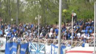 preview picture of video 'Levski fans in Lovech 17.04.2009'