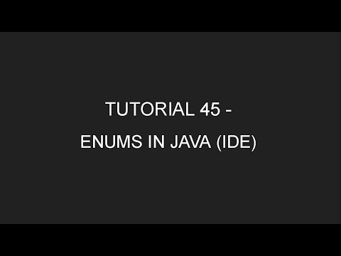 Java Programming Tutorial 45 Enums In Java In English