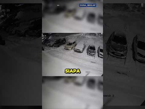 Mobil ini hilang karena salju