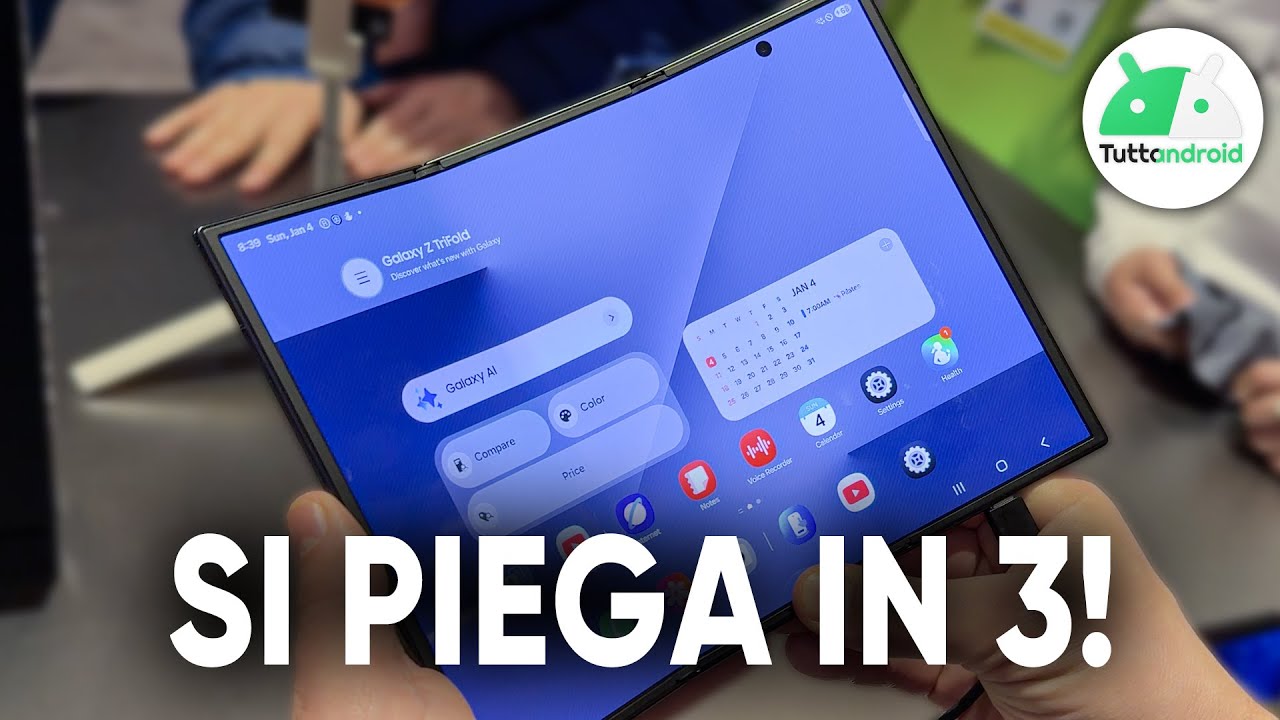 QUI NON si SCHERZA. Il TRIFOLD di SAMSUNG è BREAKING