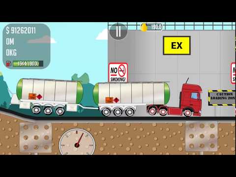 Game trucker Joe carrying fuel to the space center