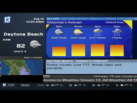Daytona Beach - Next Gen WeatherScan and Intellistar 2 xd Emulator Local on the 8s #LAT48 #LOT8s