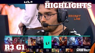 FNC vs VIT - Game 1 Highlights | Round 3 LEC Spring 2024 Playoffs | Fnatic vs Vitality G1