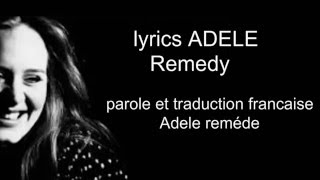 Adèle remedy traduction française et lyrics