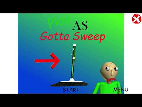 Play as Gotta Sweep Baldi's Basics Classic Mod