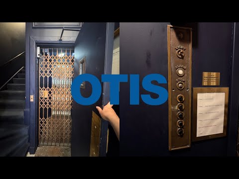 AMAZING 1920s Gated OTIS Traction Elevator - 36 Newbury St. in Boston, MA.