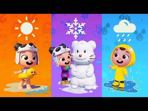 Weather and Clothes song - Dress up for the season song #appMink Kids Song & Nursery Rhymes
