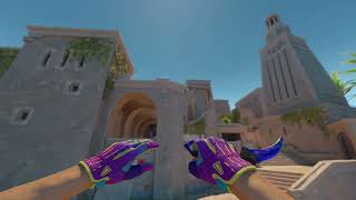 Karambit Doppler Sapphire FN + Gloves Ultra Violent FN