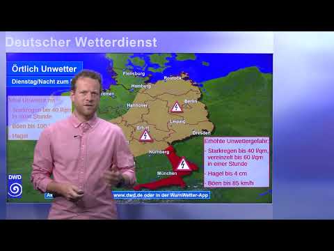 15.08.2023 Hitze- und Unwetterinformation - Deutscher Wetterdienst (DWD)