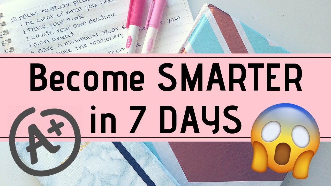 16 HACKS to Become SMARTER in 7 DAYS | StudyWithKiki