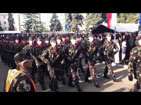 Katonai díszmenet Szentendre 2013.11.29